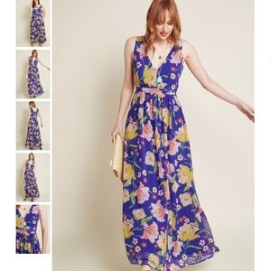 ModCloth Muster the Length maxi dress in sapphire